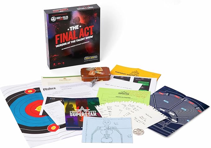 Hunt A Killer: The Final Act: Murder at The Talent Show, an Immersive True Crime Experience, for Fans of Criminal Minds and Forensic Files, Includes 90-120 Minutes of Explicit Content, for Ages 14+