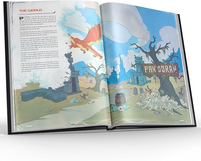 Bunkers & Badasses RPG: Sourcebook - Standard Edition - Hardcover Book, Tabletop Role Playing Game, Official Borderlands License