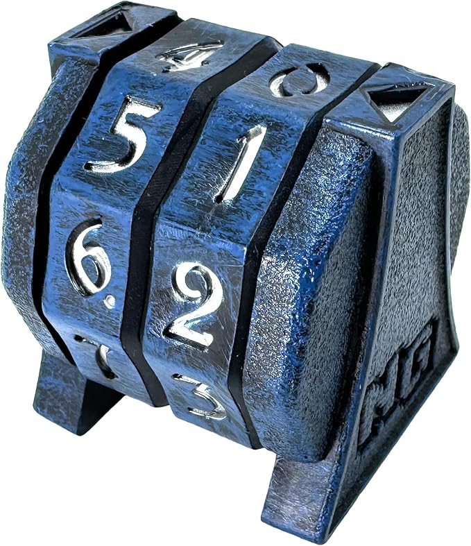 NERD GEAR Commander Essentials Kit - Ultimate Accessory for MTG Commander EDH - MTG Command Zone Tray - Health Counter - Spin Down Dice - Dry Erase Tokens (Deep Blue)