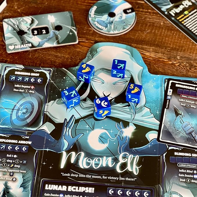 Two Hero Box - Barbarian v Moon Elf - Fast Playing Collectible Tabletop Game