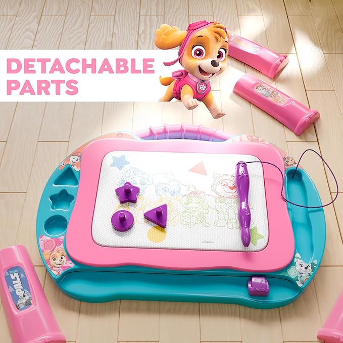 Lollipop Paw Patrol Magnetic Drawing Board - Limitless Creativity with Easy Erasing - Mess-Free Fun, Smart Storage, and Kid-Friendly Design for Creative Adventures - Pink Color