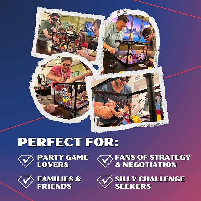 Tiny Laser Heist – Hilarious 3D Heist Game, Outsmart & Negotiate for The Loot, Fun Cooperative Board Game for Ages 12+, Perfect for Game Nights & Parties, 3-6 Players