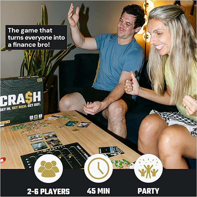 Spin Master Games, SolidRoots Crash, The Crypto Currency Family Strategy Game from The Makers of Mind The Gap, Family Games for Game Night, Ages 14+
