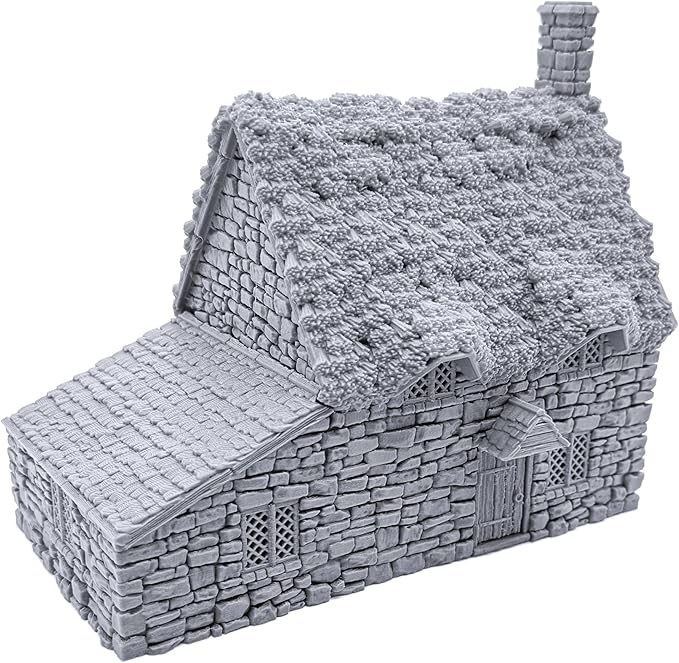 EnderToys Crow Cottage by Printable Scenery, 3D Printed Tabletop RPG Scenery and Wargame Terrain 28mm Miniatures
