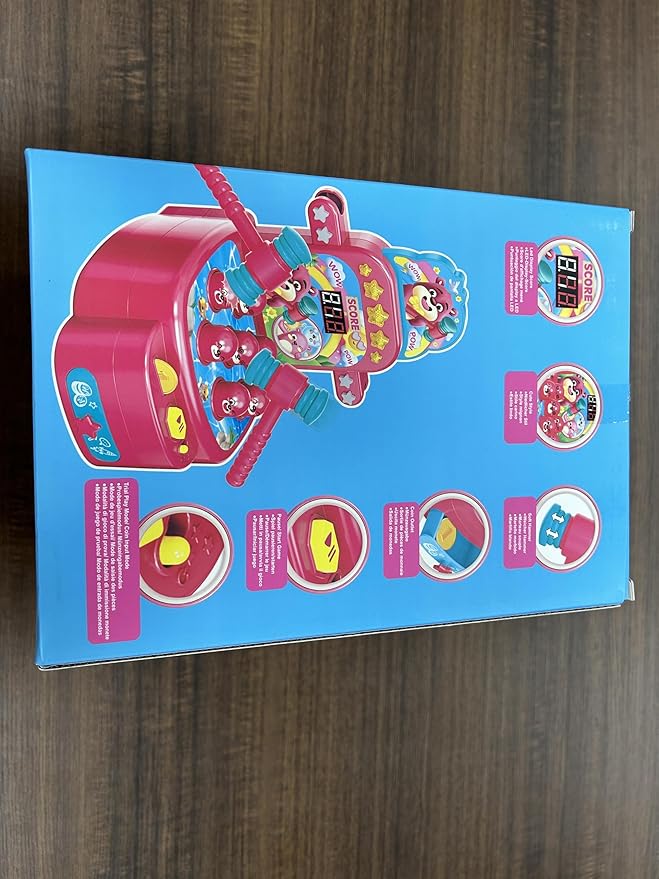 Yerloa Whack Game for Toddlers 2 3 4 5 Year Old Boy Girl Kids Easter Birthday Gift, Toys for Ages 2-4 4-6 Learning Interactive Educational Cause and Effect Toys with 2 Hammers, Music & Light