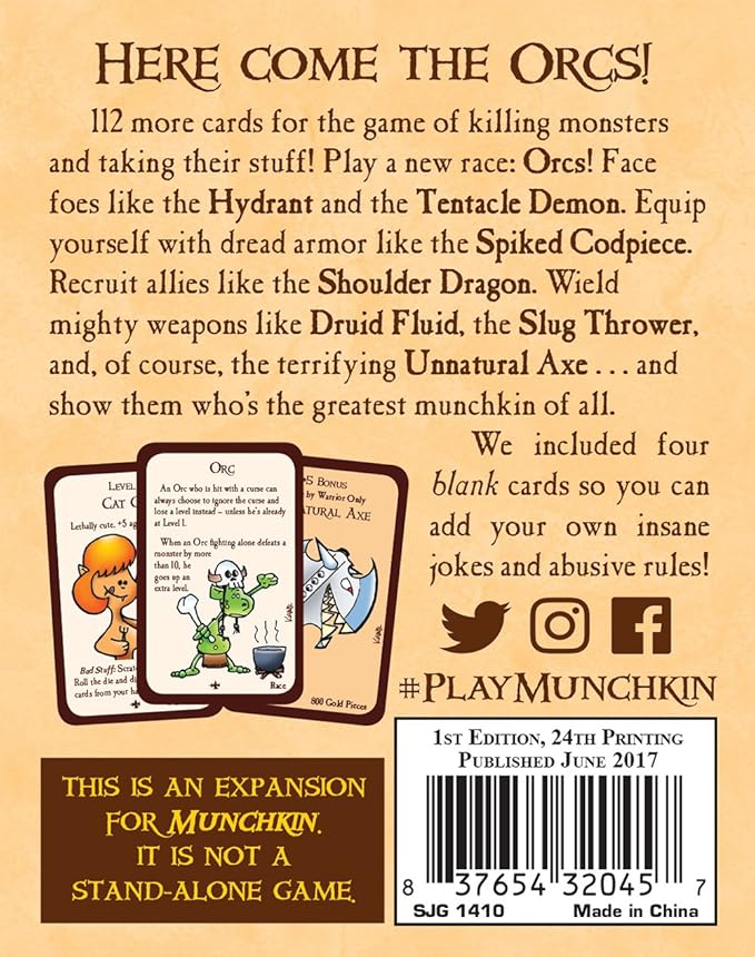 Steve Jackson Games Munchkin 2 - Unnatural Axe