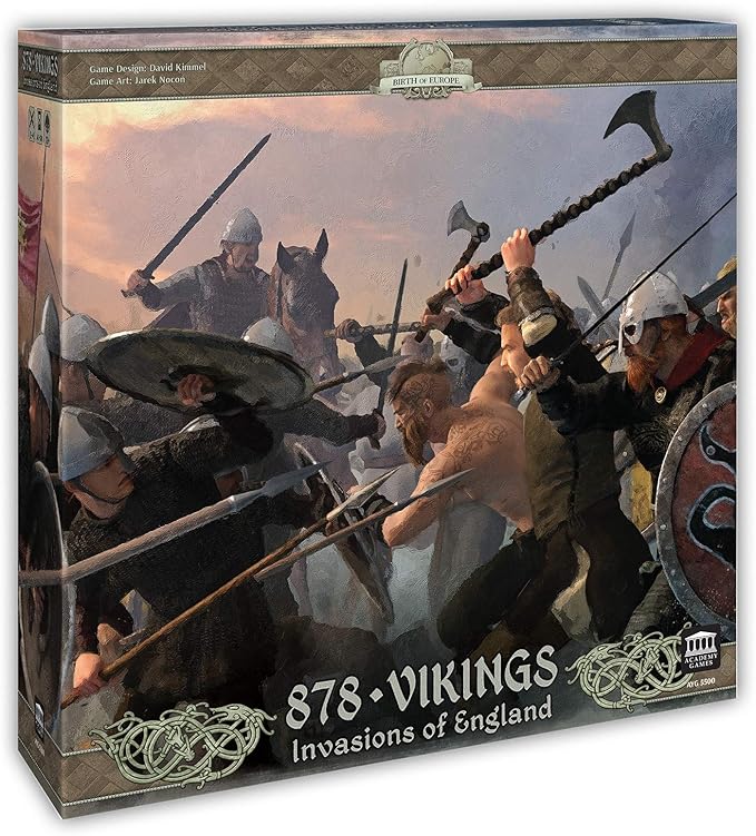Academy Games | 878 Vikings Invasion of England 2nd Edition | Board Game | 2 to 4 Players