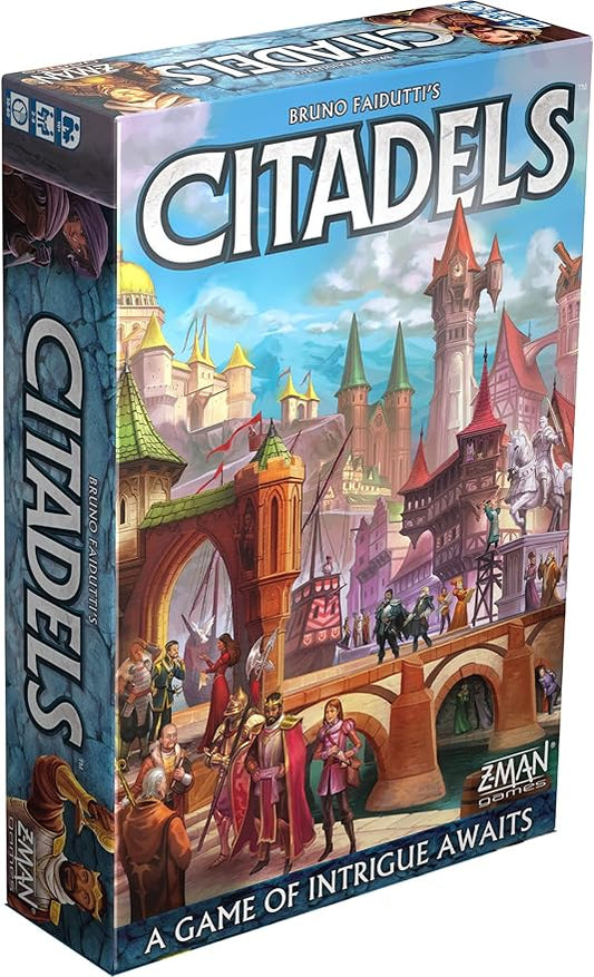 Citadels Revised Edition Board Game - Master Builder Showdown! Medieval Strategy Game for Kids & Adults, Ages 10+, 2-8 Players, 30-60 Min Playtime, Made by Z-Man Games