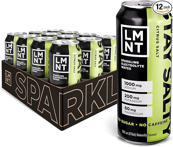 Drink LMNT Sparkling Electrolyte Drink - Citrus Salt | 12-Count
