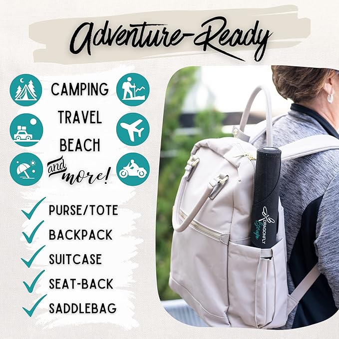 Roll-Up Travel Backgammon Game | Lightweight Roll-up Backgammon Set | Travel Backgammon Sets for Adults | Portable Travel-Size Strategy Board Game for Camping, Backpacking or Beach