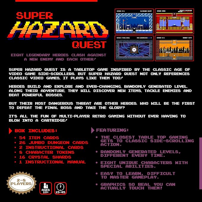 The Board-Game Played Like a Retro Pixel Video Game!