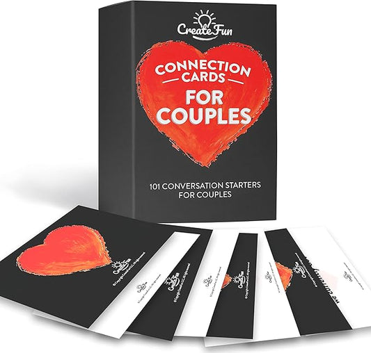 Couple Connection Cards – 101 Engaging & Thought-Provoking Conversation Starter Cards to Create Meaningful Connections with Your Loved One