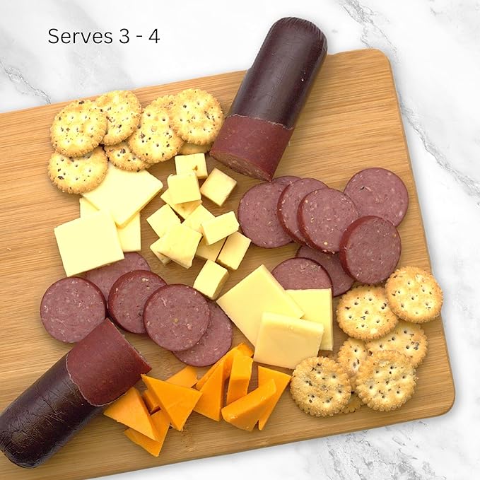Gift Basket Village Classic Meat and Cheddar Cheese Gift Box - Gourmet Birthday Gifts for Men, Charcuterie Boards, Premium Artisanal Selection for Meat Lovers, Ideal for Holiday & Corporate