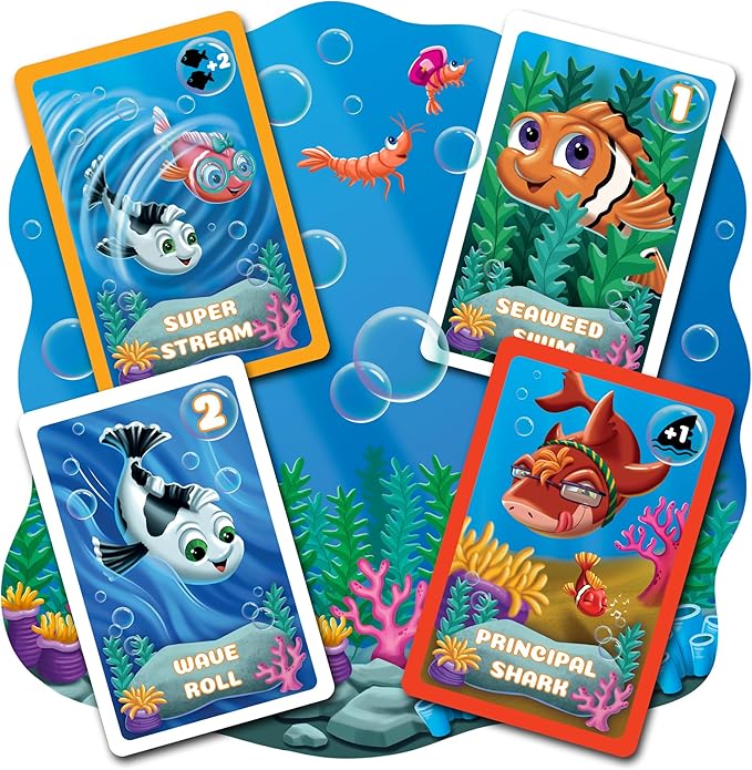 Jumping High Fives Clownfish Cove Board Game - Fun Childrens Cooperative Underwater Fish Board Game for Kids Ages 4 and Up, Race Across The Ocean and Learn New Skills Through Play