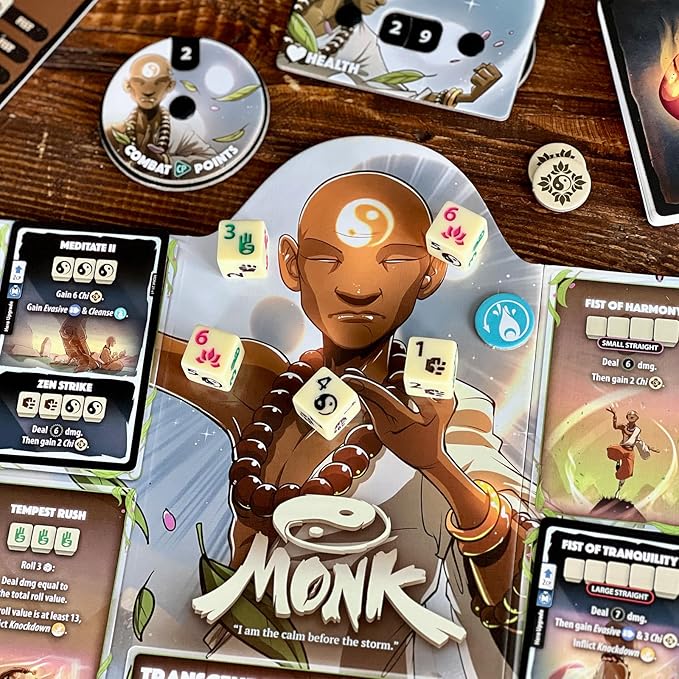 Two Hero Box - Monk v Paladin - Fast Playing Collectible Tabletop Game