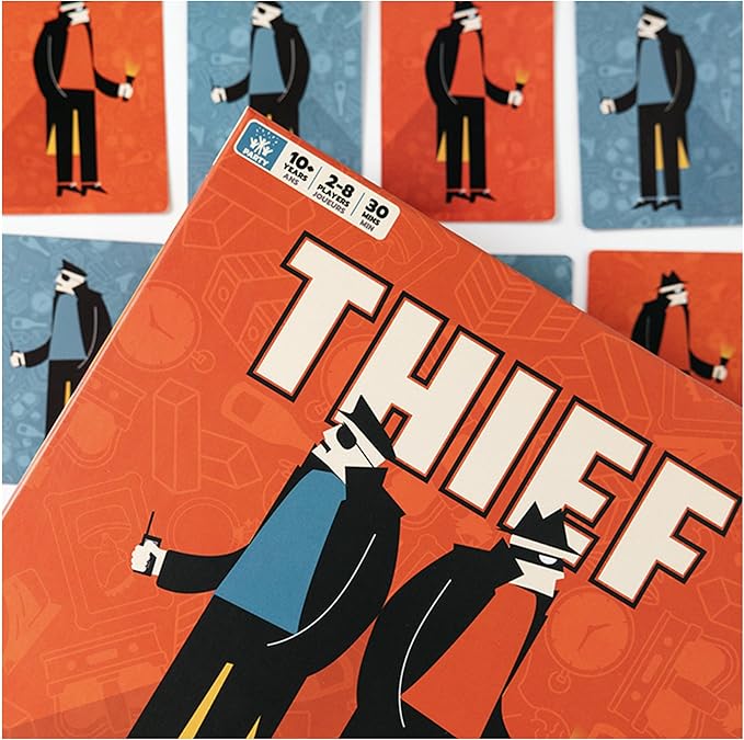 Spin Master Games, SolidRoots Thief, High-Speed Card Game from the Makers of Mind The Gap, for Friendsgiving, Family Parties, Birthdays & More, 2-8 Players, for Ages 10 & Up