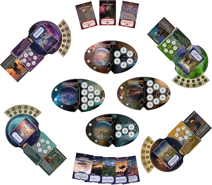 Galactic Renaissance - Strategy Board Game, Sci-Fi & Space Theme, Exploration & Politics Through The Universe, Ages 14+, 2-4 Player, 90 Min