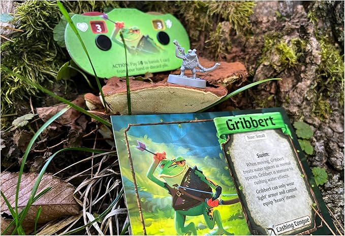 Familiar Tales Board Game - Cooperative Deck-Building Fantasy Adventure! Strategy Game for Kids & Adults, Ages 8+, 1-4 Players, 45+ Minute Playtime, Made by Plaid Hat Games