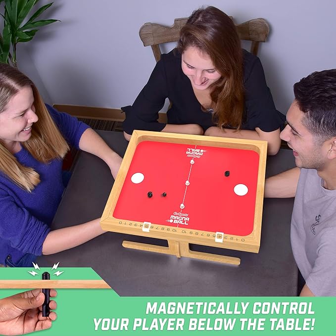 GoSports Magna Ball Tabletop Board Game - Fast-Paced Magnet Game