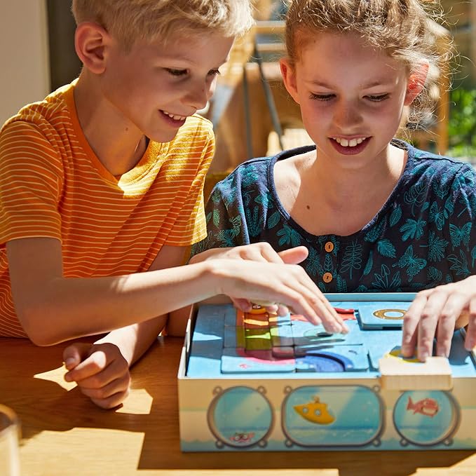 HABA Logic! Games: Milo's Waterpark - Splash Labyrinth Dexterity Maze Game