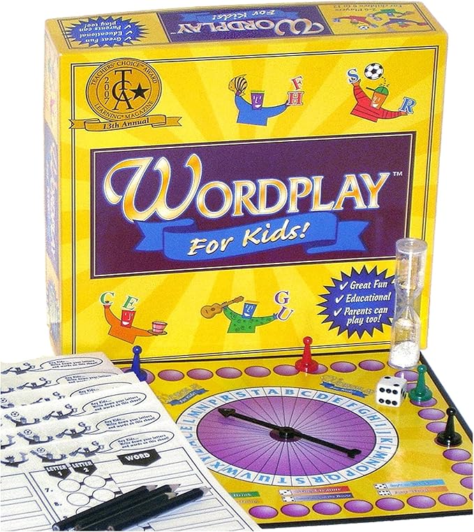 Wordplay for Kids — The Fast-Paced, Award-Winning Game Where Kids Race to Create Words — Fun & Educational for The Whole Family, Ages 6 & Up