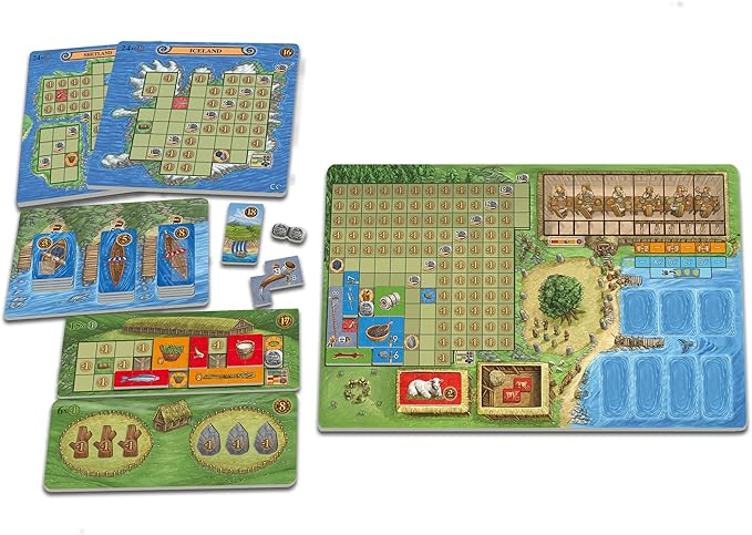 A Feast for Odin Board Game - Viking Saga of Wealth and Glory! Strategy Game, Family Game for Kids & Adults, Ages 14+, 1-4 Players, 30-120 Minute Playtime, Made by Feuerland