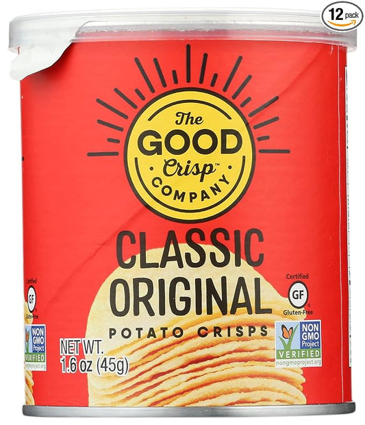 The Good Crisp Company, Original Flavor Potato Crips, 1.6 Oz (Pack of 12)
