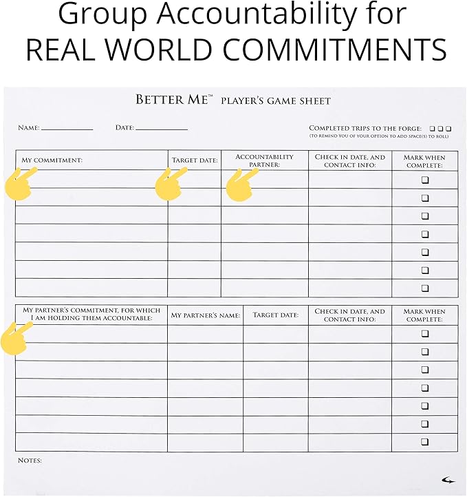 Better Me Self-Improvement Board Game - Fun & Connection for Couples, Friends, and Family Game Night, Relationship Date Night Ideas, Counseling and Group Therapy, Goal Setting & Accountability