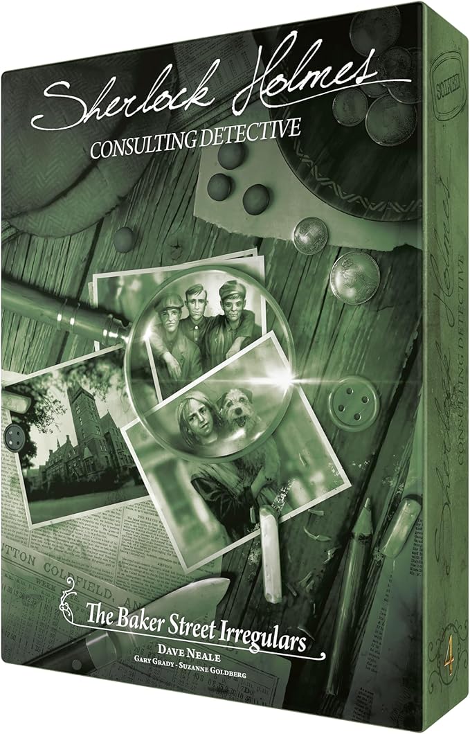 Sherlock Holmes Consulting Detective - The Baker Street Irregulars Board Game - Captivating Mystery Game for Kids & Adults, Ages 14+, 1-8 Players, 90 Min Playtime, Made by Space Cowboys