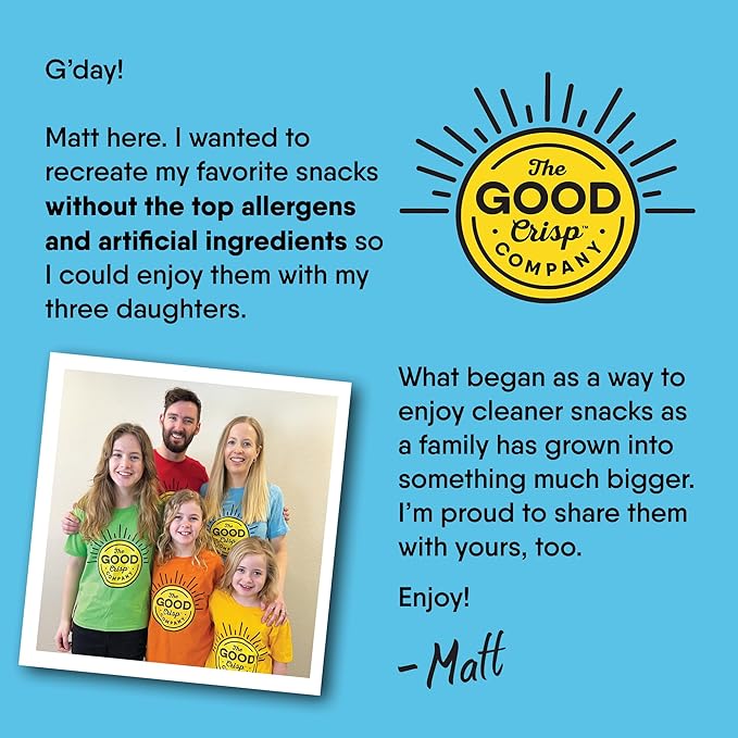 The Good Crisp Company, Cheddar Cheese Balls, 4 Ounce Bags (Pack of 8)