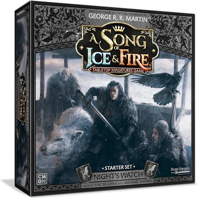 A Song of Ice & Fire Tabletop Miniatures Game Night's Watch Starter Set - Defend The Realm with Honor and Duty! Strategy Game for Adults, Ages 14+, 2+ Players, 45-60 Minute Playtime, Made by CMON