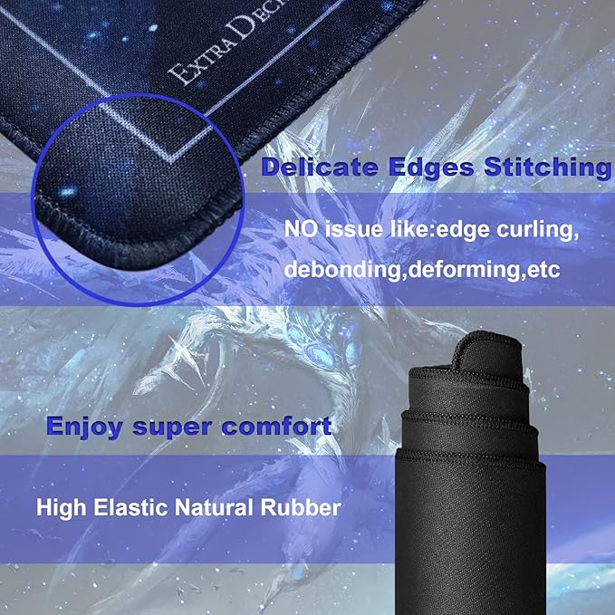 DTCG playmat 2 Player Duel Mat Gaming Competition Pad Mat Card Binder Deck 60 * 60CM 23.6x23.6in