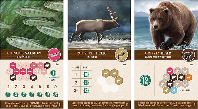 AEG & Flatout Games | Cascadia: Landmarks - Expansion for Award-Winning Board Game, Cascadia | Easy to Learn | Quick to Play | Ages 10+ | Adds 5th & 6th player