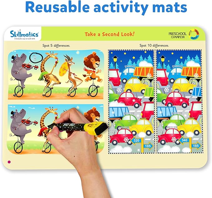 Skillmatics Preschool Champion, Fun Learning Activities, Educational Toy and Game, Gifts for Ages 3, 4, 5, 6