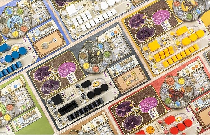 Terra Mystica: Big Box - Contains: Terra Mystica: Base Game, Fire & Ice Expansion, Merchants of The Seas Expansion by Automa Factory. Ages 14+, 1-5 Players, 30 Min Per Player