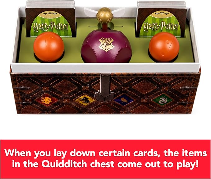 Harry Potter Catch The Golden Snitch, A Quidditch Board Game for Witches, Wizards and Muggles, Family Game Ages 8 & up