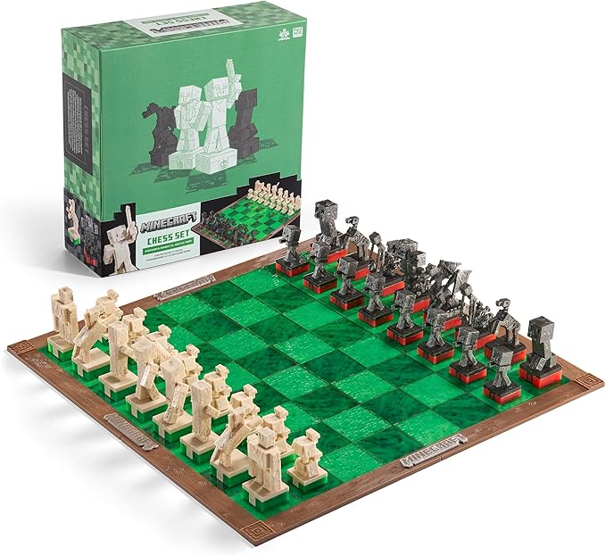 The Noble Collection Minecraft Chess Set