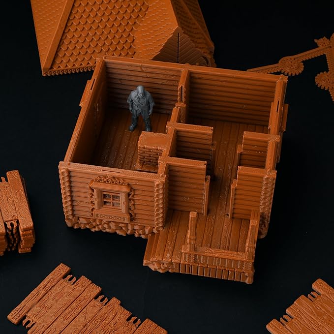 Modular Wharf RPG Terrain Set for Tabletop Roleplaying – Highly Detailed DND Accessories, TTRPG Buildings, Dungeons and Dragons Map Props for 28mm Miniatures-AF689