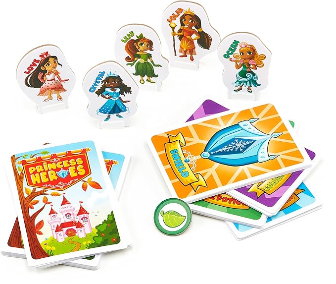 Jumping High Fives Princess Heroes Board Game - Cooperative Princess Castle Game for Kids Ages 4 and Up - Children Develop New Skills Through Play, Perfect for Family Fun Time