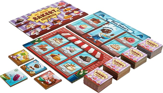 Jumping High Fives My First Bakery Board Game - A Sweet Matching Tile Game for 1-4 Kids Ages 3 and Up, A Fun and Colorful Cooperative Memory Game, Children Learn New Skills Through Hands-On Play