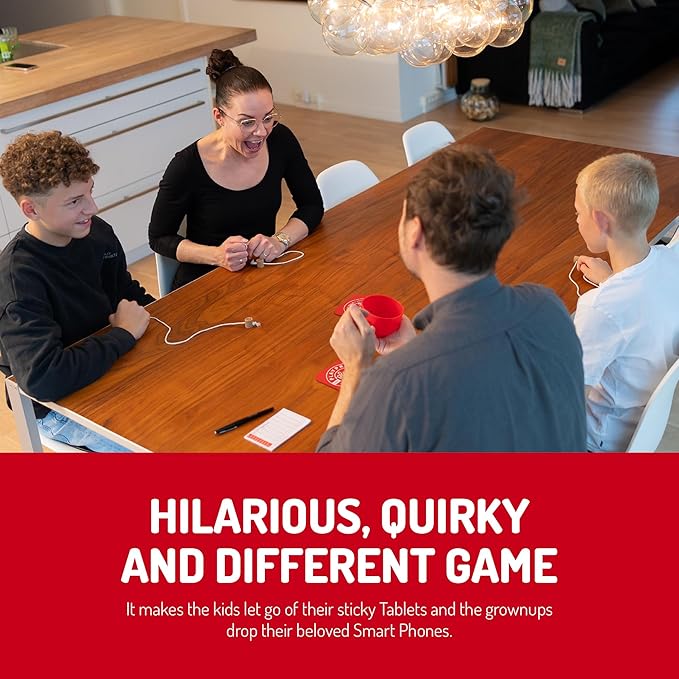 Family Board Game for 3-8 Players, Ages 6 and Up, Fun Board Game for Kids and Adults, Fast Paced Dice Boardgame for Family Nights, Fun and Competitive