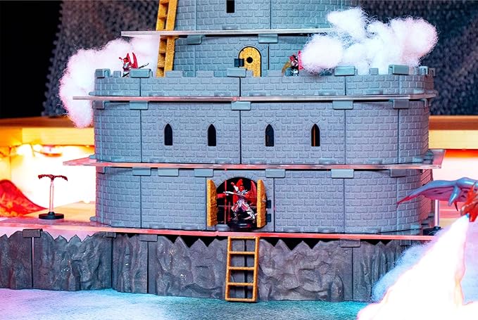 Modular Castle System: Tabletop & RPG Terrain Game Set for Dungeons & Dragons, Pathfinder, Castles & Crusades, 13th Age, Runequest, Asunder, Zombicide, and More! - Wizard Set (400+ Pieces)