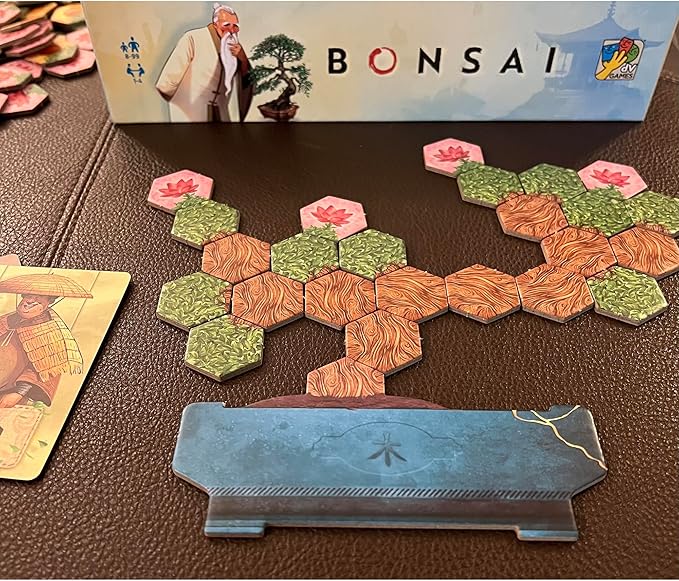 Bonsai by DV Games – Cultivate Your Perfect Bonsai Tile Placement Strategy Board Game, 40 Minutes of Playtme for Solo or Multiplayer, Up to 4 Players and Ages 10+