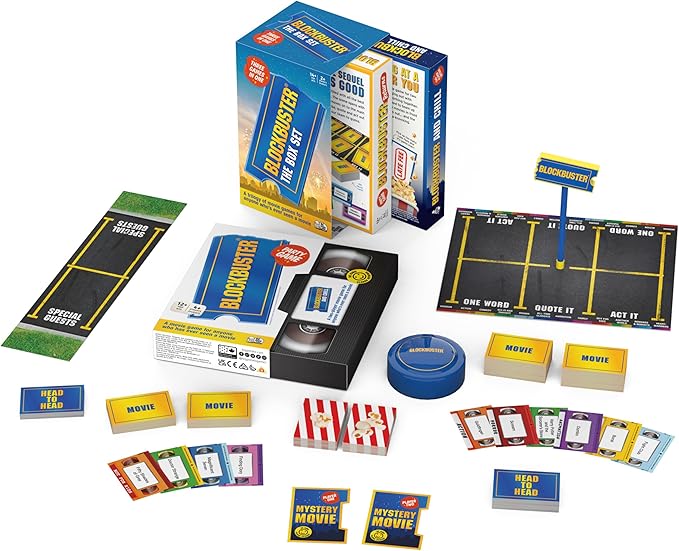 Blockbuster Trilogy Party Game for Teens and Adults, Movie Board Game Night