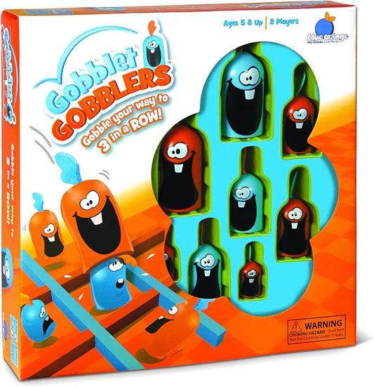 Gobblet Gobblers (Plastic), Tic Tac Toe Strategy Board Game, Award Winning Kids and Family Friendly Educational Board Game, 2 Players, Ages 5+, by Blue Orange Games