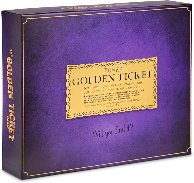 Buffalo Games - Willy Wonka's The Golden Ticket Game, 10 years