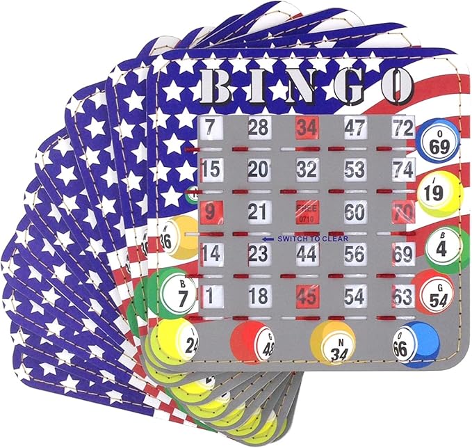 Tapp Collections Bingo Shutter Cards 10-pk - American Flag
