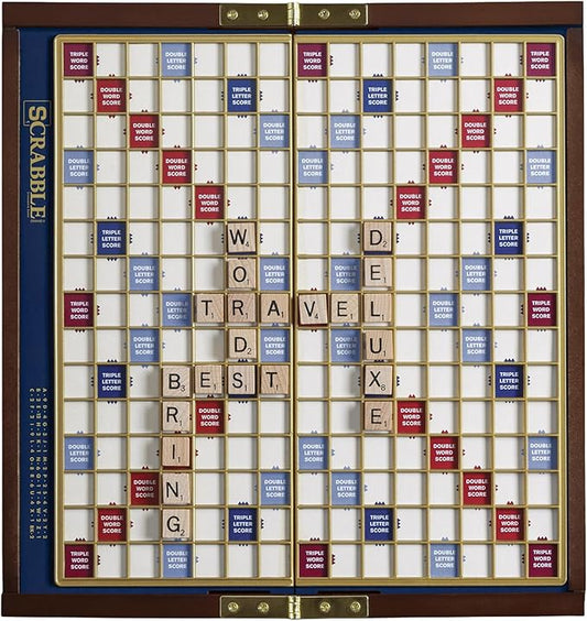 WS Game Company Scrabble Deluxe Travel Edition, 2 to 4 players
