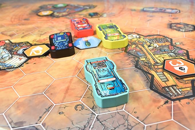Joyride: Survival of The Fastest - Car Combat Board Game, Battle On Maps & Racetracks, Ages 12+, 2-4 Players