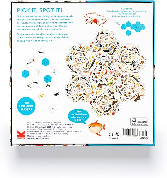 Laurence King Publishing I Saw it First! Ocean: A Family Spotting Game